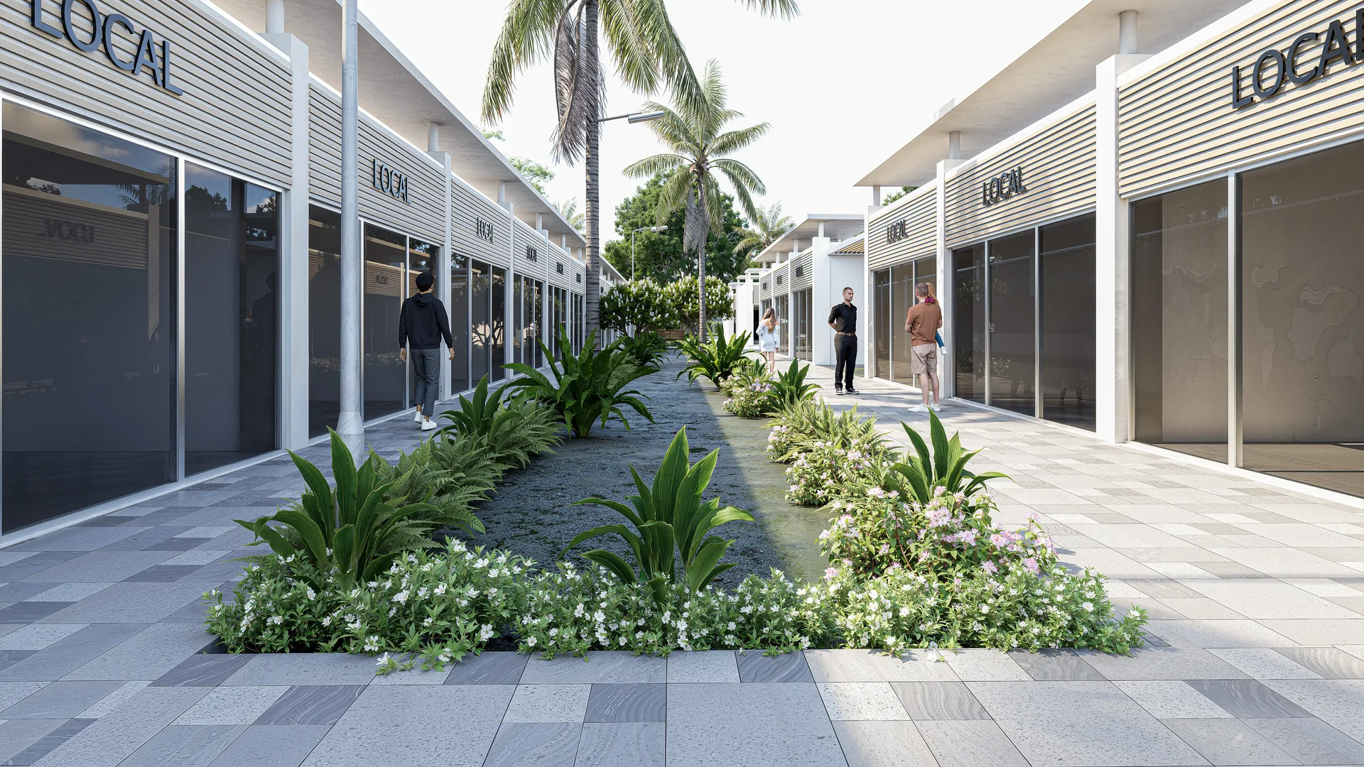 Plaza Comercial Exterior
